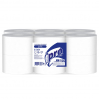 Полотенца бумажные 1сл., в рулонах с центр.вытяжкой "Protissue" 6рул*275м., 808 листов С351